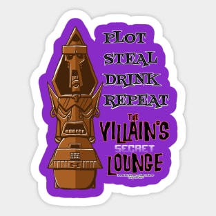 Plot Steal Drink Repeat Sticker